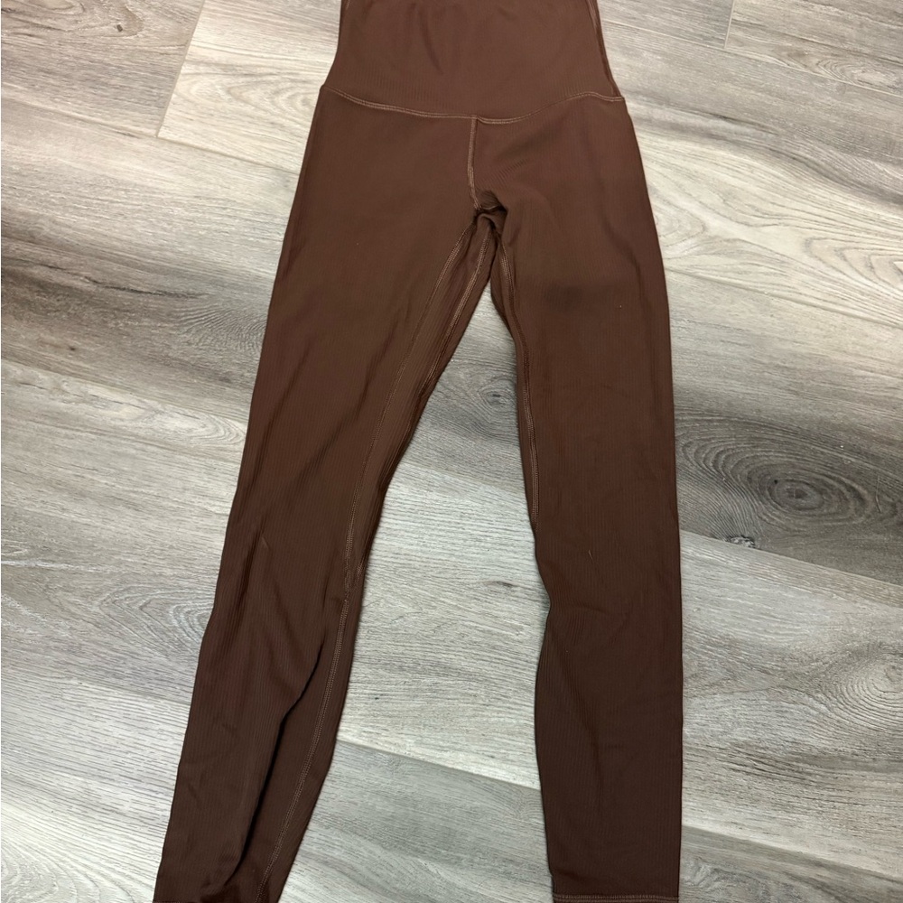 Lululemon Athletica Java Ribbed Align Leggings - image 1